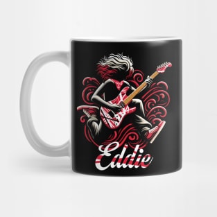 Eddie Van halen guitar tshirt merch Mug